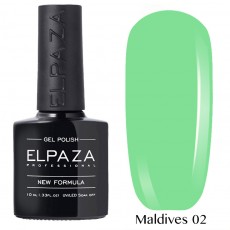 Гель-лак Elpaza Neon Collection 02 неоновая серия 10мл MALDIVES